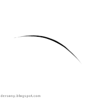 La imagen muestra un típico pelo curvo que lo mismo puede ser una pestaña que un pelo de ceja.