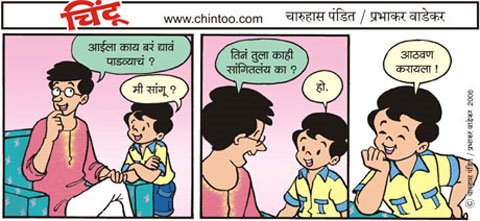 Chintoo comic strip for October 30, 2008