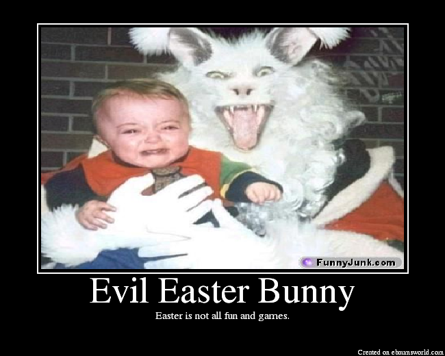 scary easter bunny pics. scary easter bunny