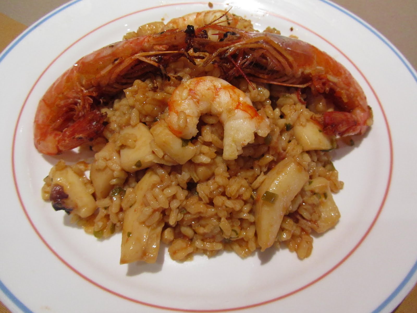Les receptes del Miquel Paella de marisco