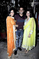Akshay Kumar, Twinkle and Dimple Grace Karva Chauth Celebrations