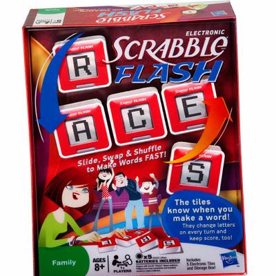 Hasbro Electronic SCRABBLE Twist Game Brand New The Pass & Play Word Game