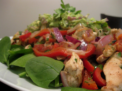 mexican spinach salad