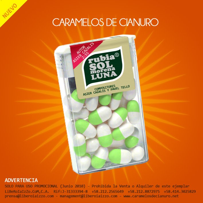 FOTO CARAMELO CIANURO foto caramelo cianuro: