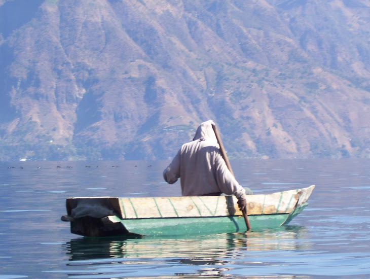 Fishing on the Lake Atitlan