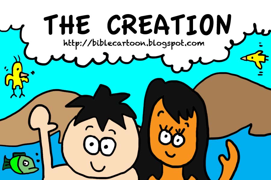 Bible Cartoon The Creation