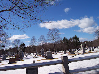 Cemetery sunny day