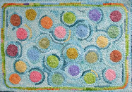 Spots Hooked rug