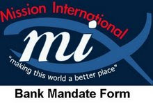 Bank Mandate form