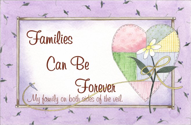 Families Can Be Forever