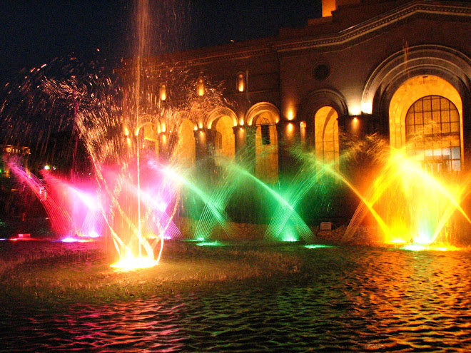 tanczace fontanny w Erewaniu