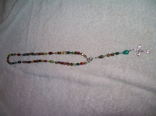 stained glass rosary 1 $18