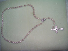 Sweet pink pearl rosary