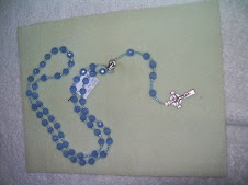 Mary Mantle blue rosary