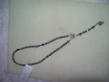 Sweet silver baby boy's rosary