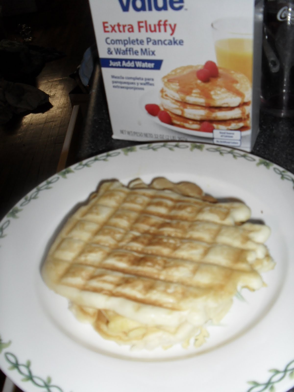 Katie's Quilts and Crafts Foreman Waffle Pancakes