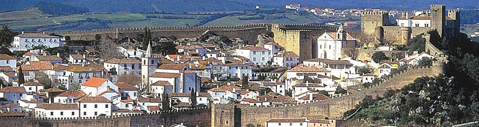 Obidos, elected the wonder of Portugal, a purely preserved medieval city