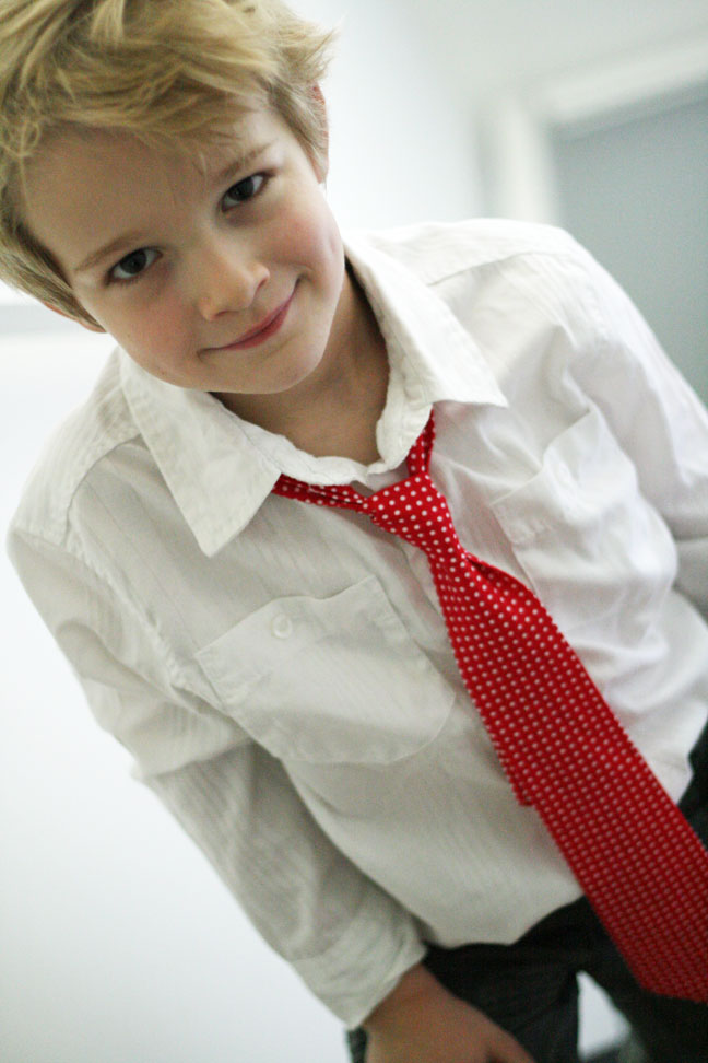 Polkadot Lane Little Boy Tie
