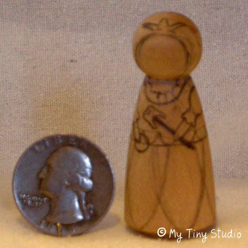 My tiny studio How To Paint A Tiny Wooden Doll