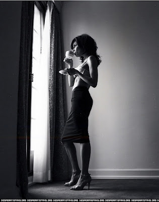 Eva Longoria Esquire sexy touch herself