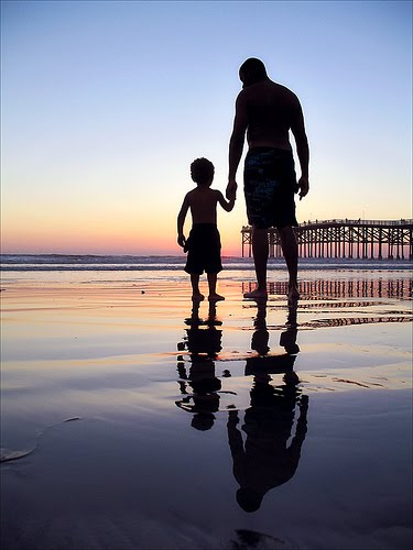 father and son walking. Father and son realationship