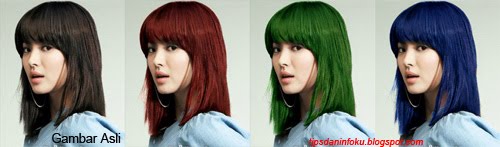 Tips Photoshop Pemula - Merubah Warna Rambut