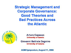 Capasso and Dagnino's presentation