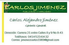 CARLOS JIMENEZ... PUBLICIDAD Y MERCADEO