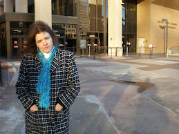 The author during Dale Hausner's trial