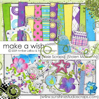 digital scrapbooking freebies   Make A Wish
