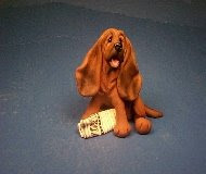 Bloodhound polymer clay