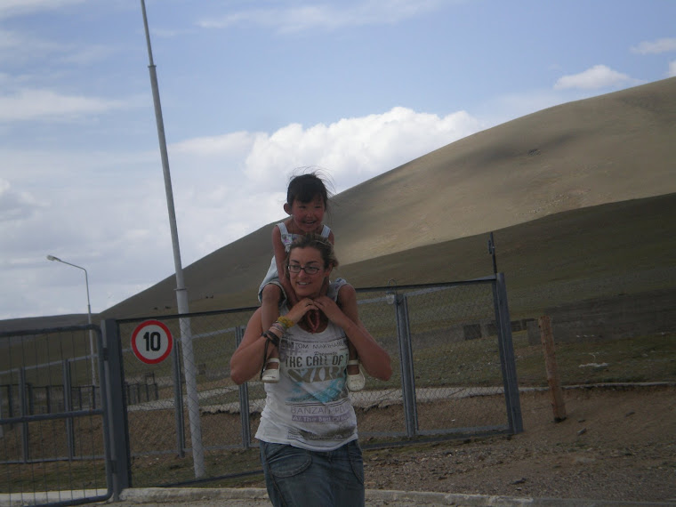 Almu en la frontera con Mongolia