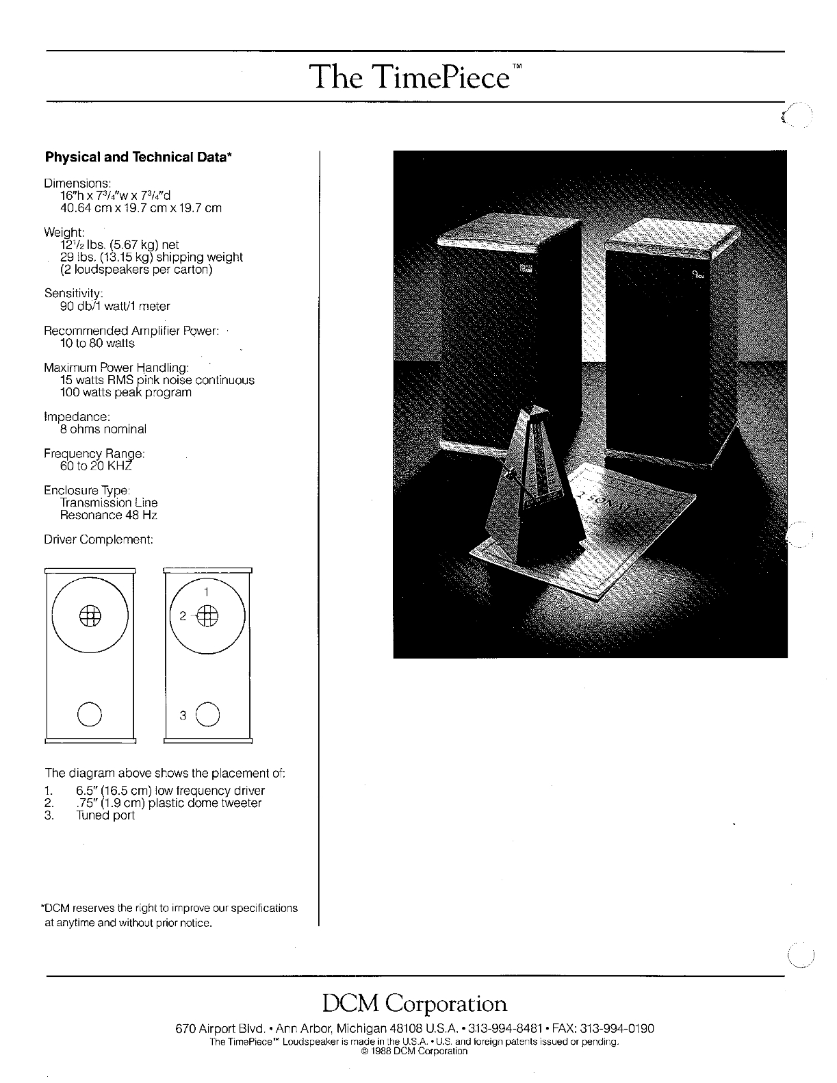 SEVENTIES STEREO DCM TimePieces