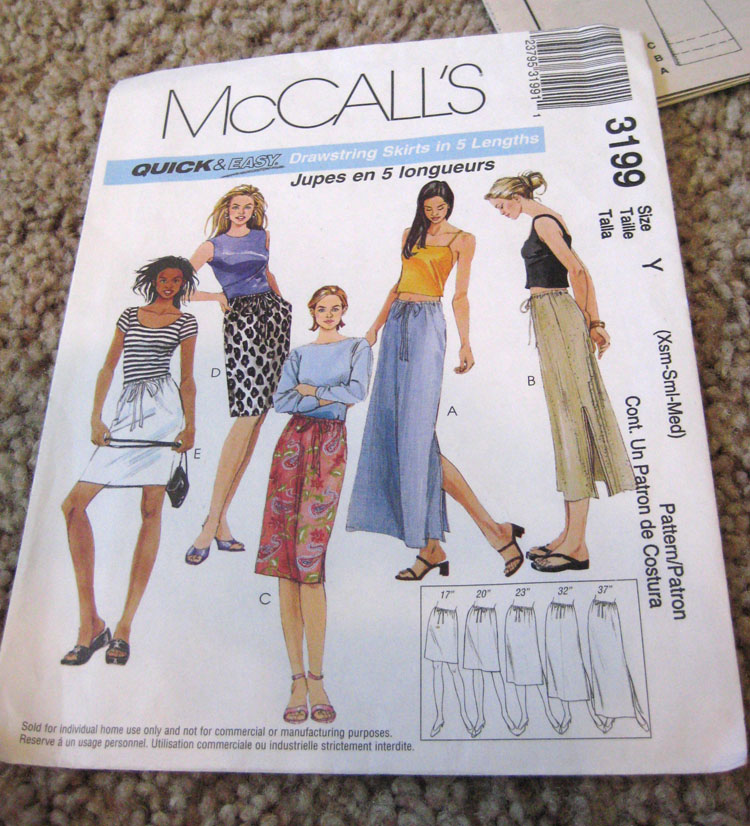 A Seamstress Cat: Cargo Skirt