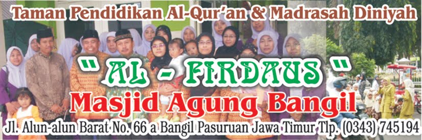 TPQ Al-Firdaus Masjid Agung Bangil