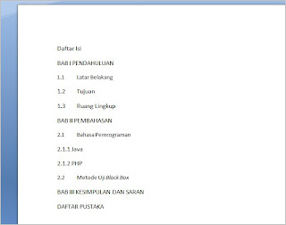 Jelaskan arti kerangka karangan