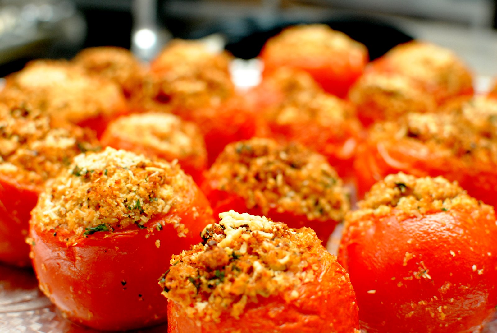 +The Church Cook Stuffed Tomatoes with Parmesan and Basil