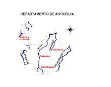 mapa de uvicacion de las tribus