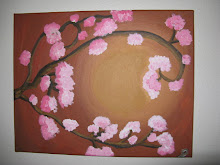 Hand Painted Cherry Blossom