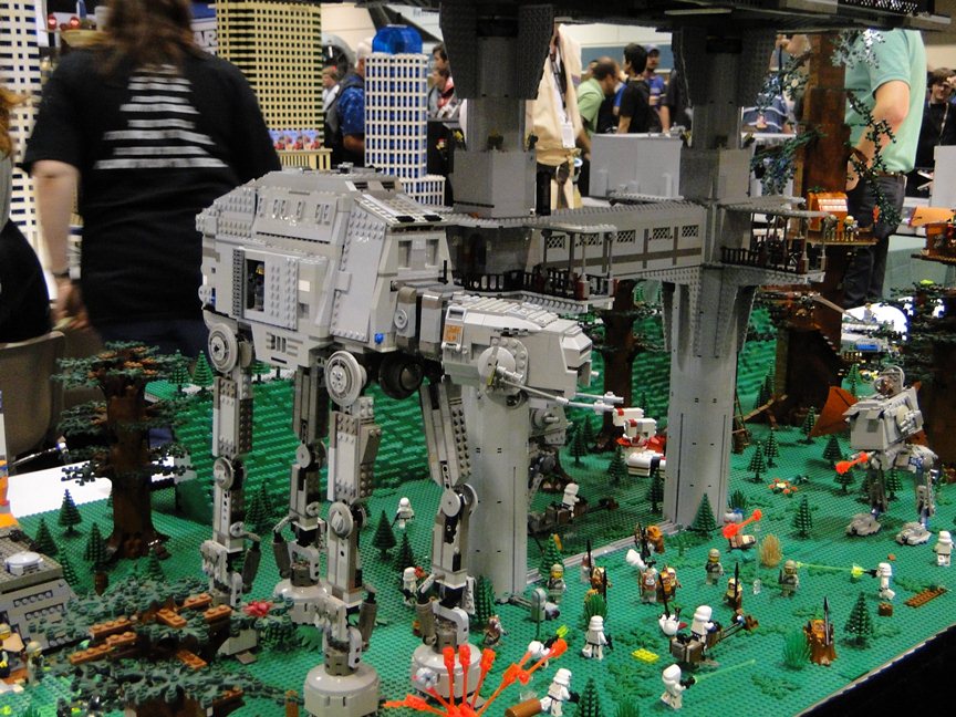 CraftyGeekyGirl: Star Wars Lego displays continued
