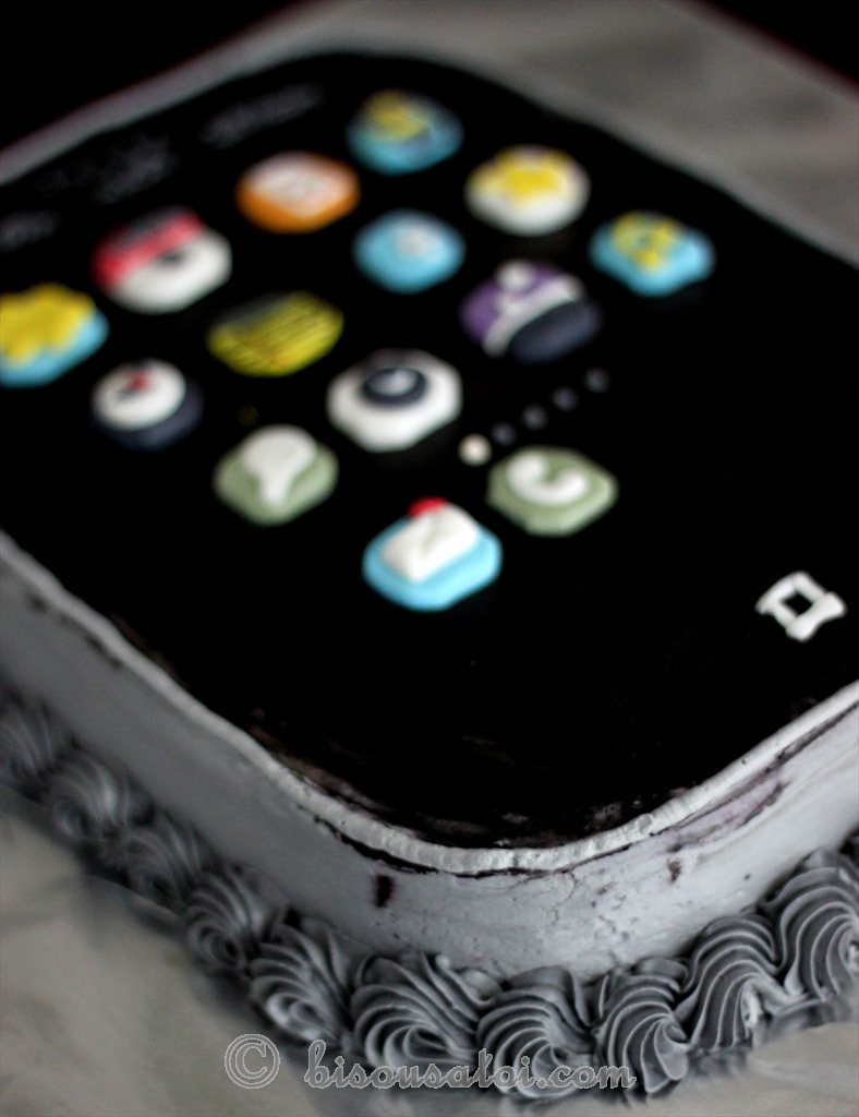 Iphone Double Chocolate Cake Bisous à Toi