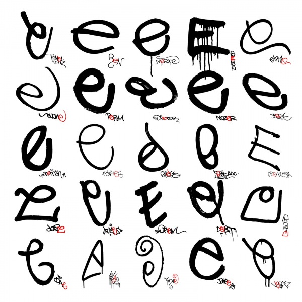graffiti letters. Graffiti alphabet letter