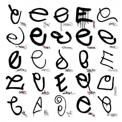 graffiti letters e. graffiti alphabet letters
