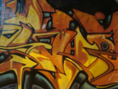 graffiti alphabet, yellow graffiti alphabet