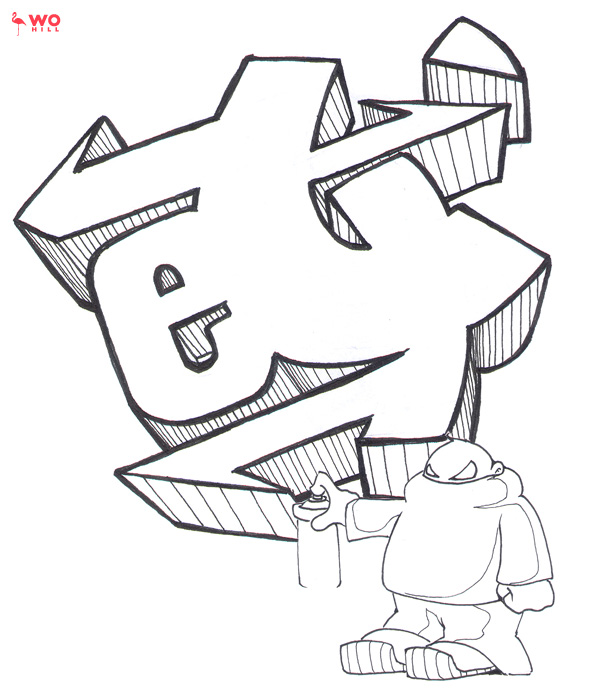 Graffiti Character Drawings