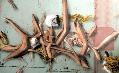graffiti abstract, 3d graffiti