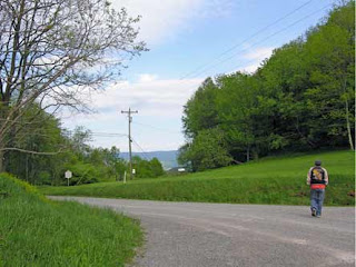 road on Rich Mountain