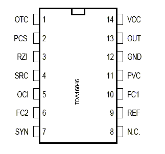 Tda16846 схема включения рабочие напряжения