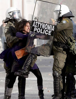 crisis en europa y violencia en Grecia