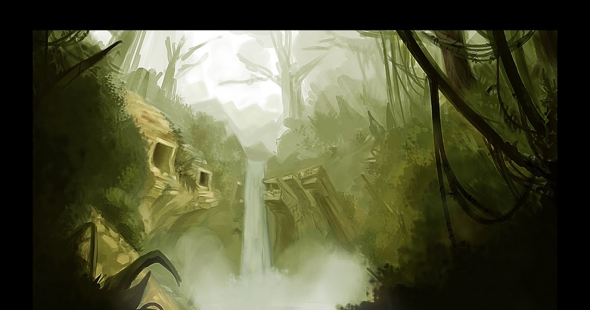 Courtin Charles Matte painting Jungle